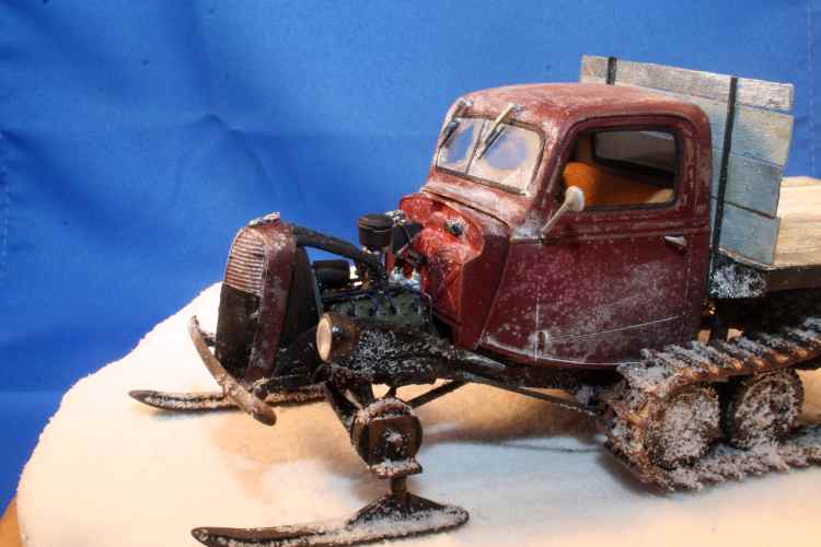 A different kind of '37 Ford  1937 Ford Snowmobile final 39